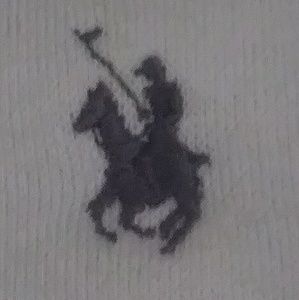 Polo white button up V-neck